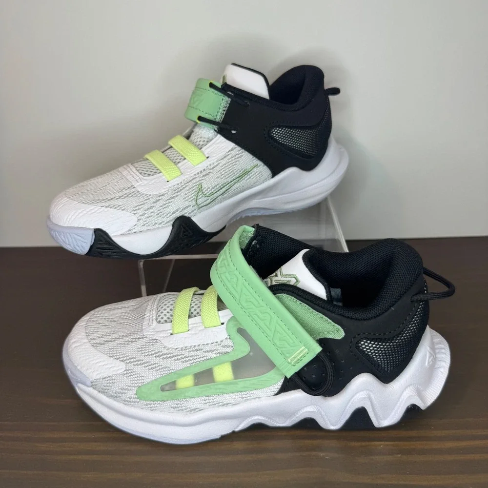 Nike Giannis Immortality 2 PS Basketball Shoes White Volt DQ1942-101 12C New